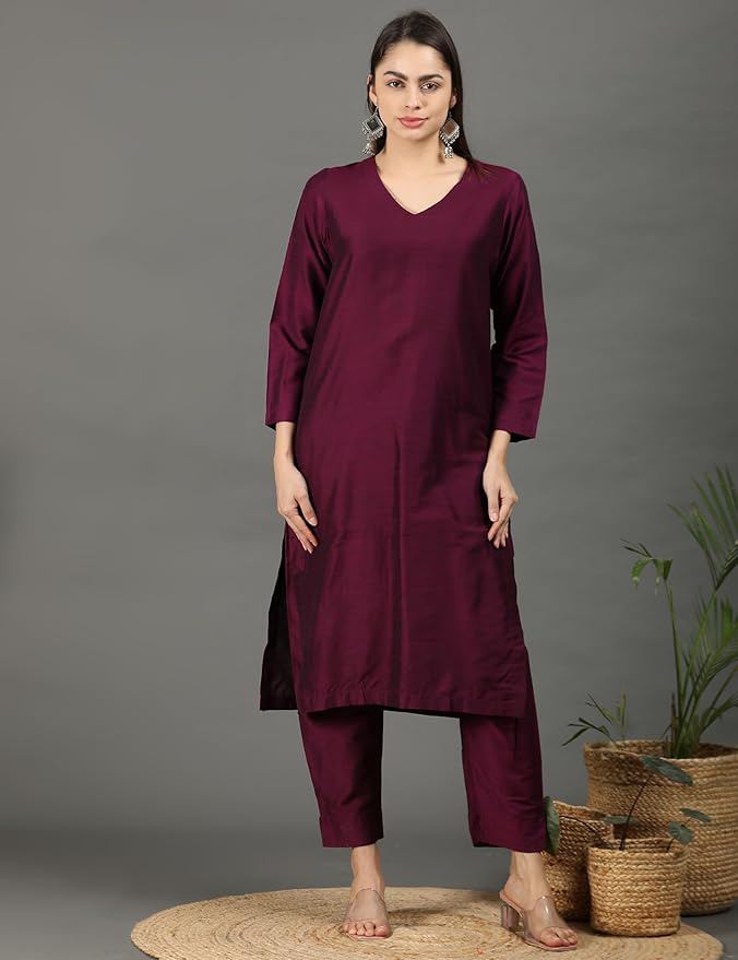 Silk Kurta Set for Women